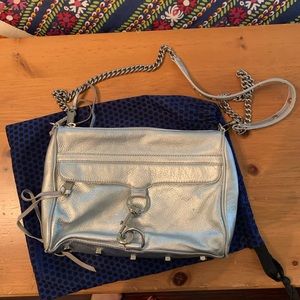 Rebecca Minkoff silver bag